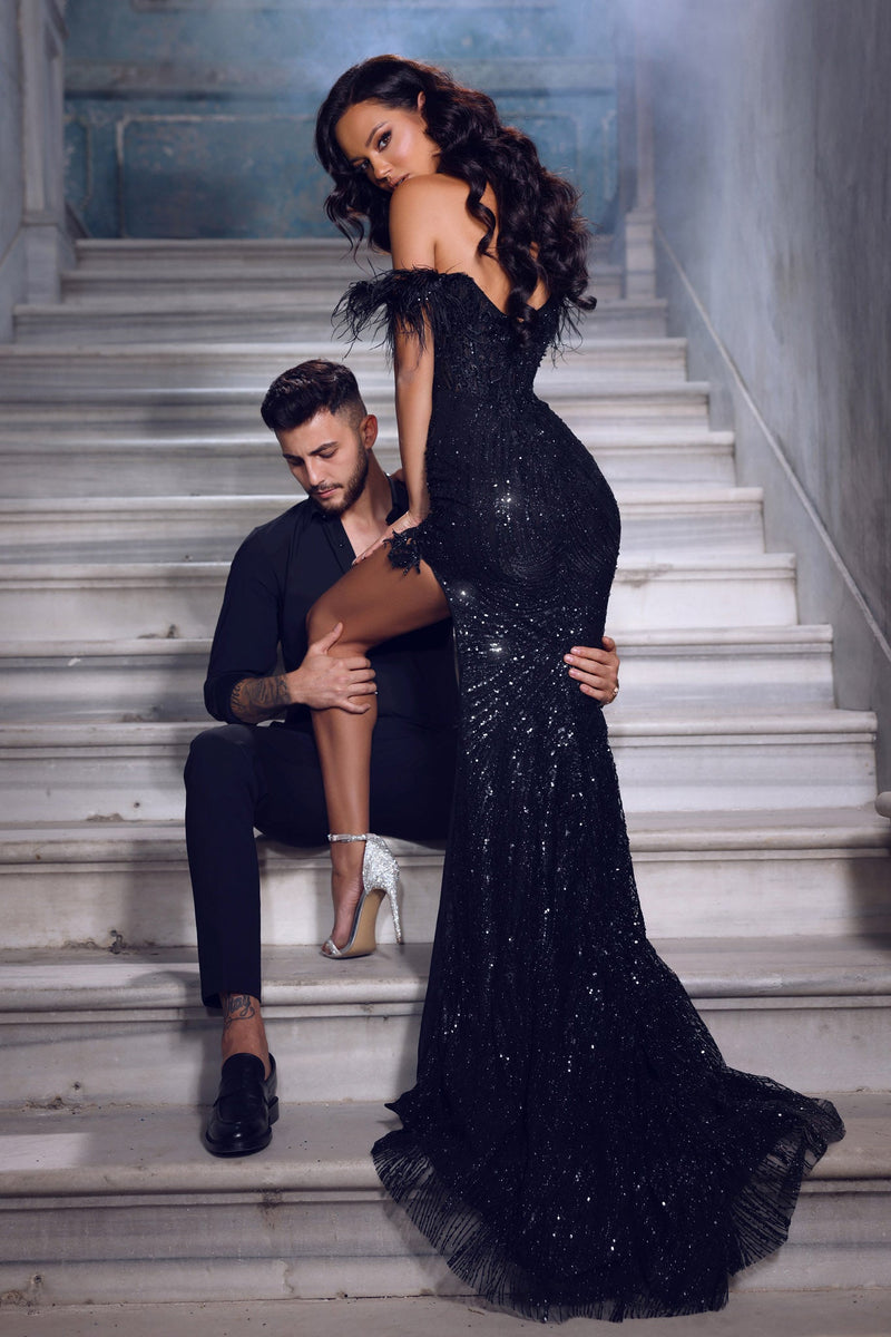 PS22523 BLACK Yasmins Bridal PS22523 BLACK Yasmins Bridal